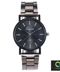 black Geneva Unisex Wrist Watch
