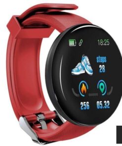 Red LED Digital Sports Electronic Silicone Smart Watch