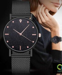 woman wearing non tarnish silicon fashion wristwatch on her hand