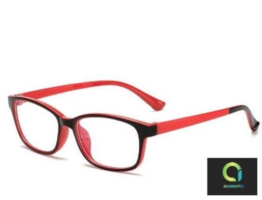 red photochromic computer glasses frame