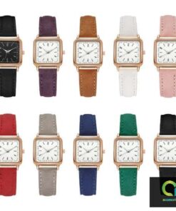 various colours of square ladies watch
