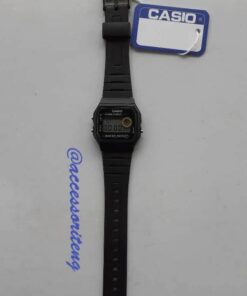 Black silicone strap unisex digital watch