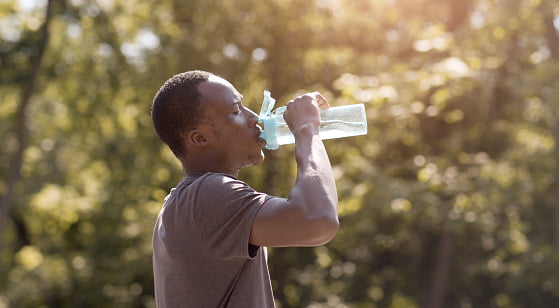 an healthy remote working tip is to stay hydrated